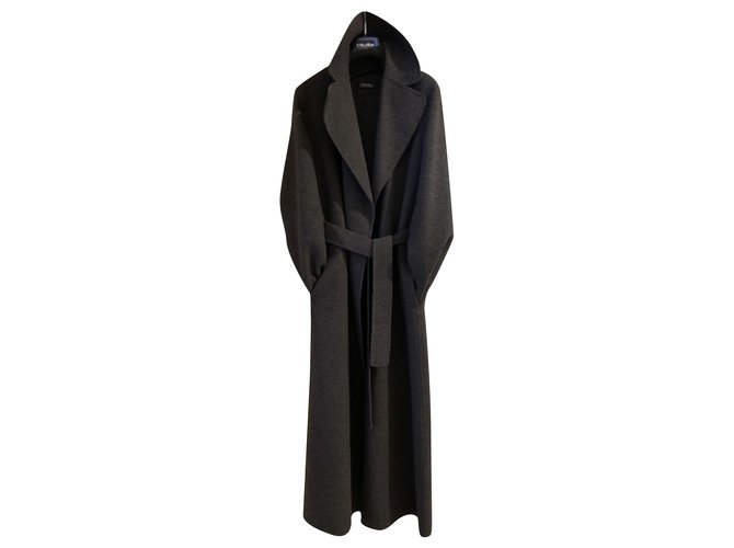 Max Mara Coats, Outerwear Grey Wool  ref.236683