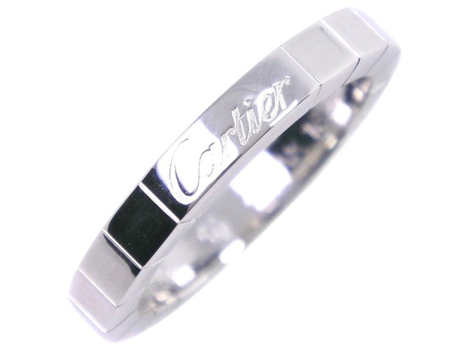 Cartier ring Silvery White gold  ref.236776