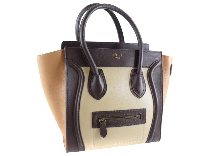 Céline Luggage Brown Leather  ref.236796