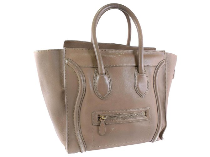 Céline Luggage Brown Leather  ref.236797