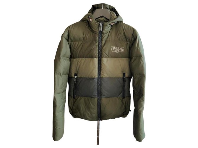 Autre Marque REPLAY REAL MEN'S DOWN JACKET Green  ref.236862
