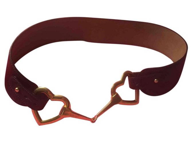 Moschino Belts Brown Fox  ref.237011