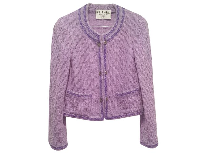 Chanel jacket lilac T 36