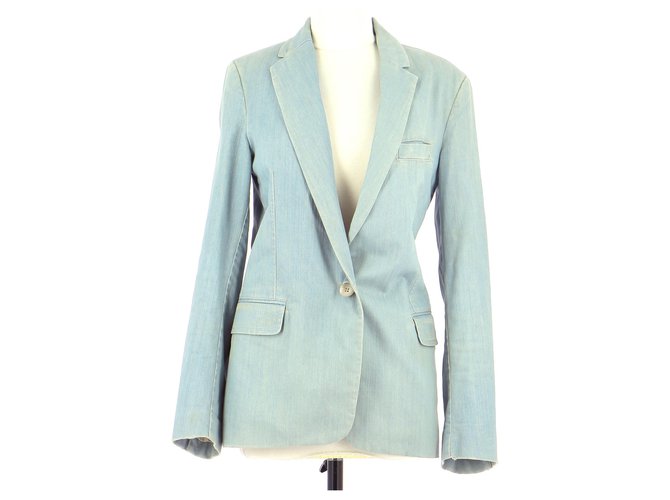 maje blue jacket