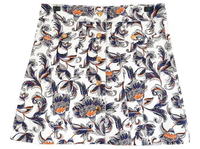 Louis Vuitton PF17 Printed Cotton Mini Skirt Multiple colors  ref.237156