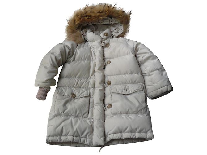 BONPOINT Doudoune manteau longue Rose pale 3 ANS