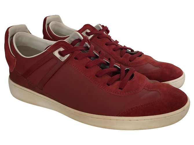 Louis Vuitton Scarpe da ginnastica Rosso Pelle