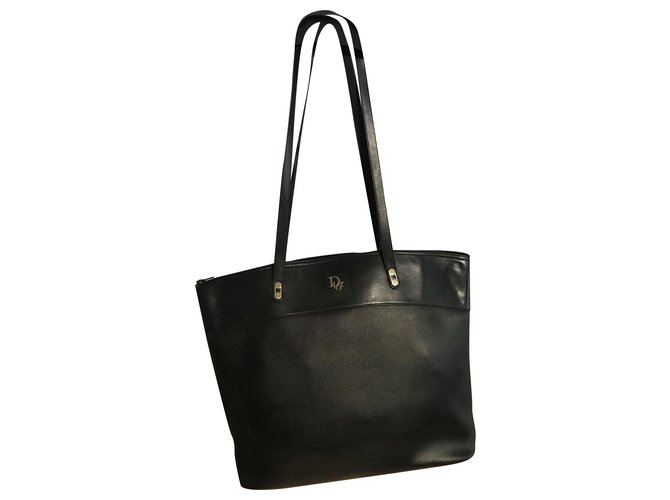 Dior Handbags Black Leather  ref.237291