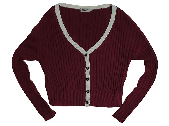 Baum und Pferdgarten Cardigan Bordeaux Baumwolle Acryl M
