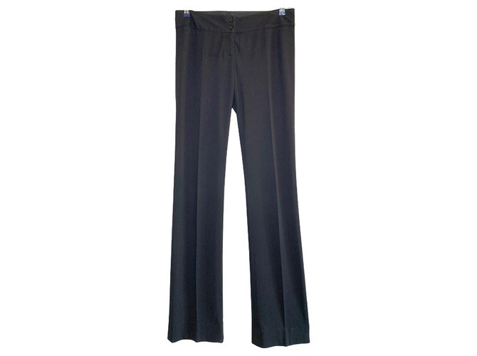 Dolce & Gabbana Black trousers Viscose  ref.237372