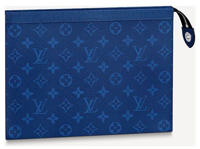 Louis Vuitton LV Pochette Voyage cobalto Azul
