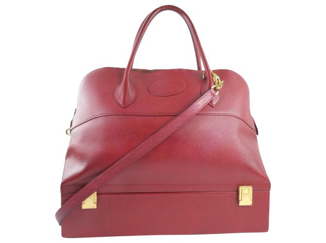 Hermès Handbag Red Leather  ref.237484