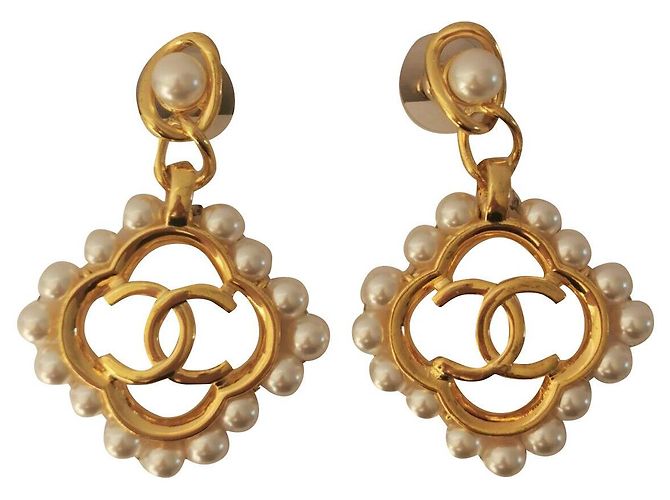 Cambon Chanel Orecchini Gold hardware Placcato in oro