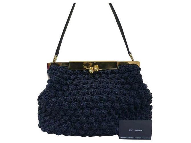 Dolce & Gabbana DOLCE and GABBANA  Crochet Bag Black  ref.237591
