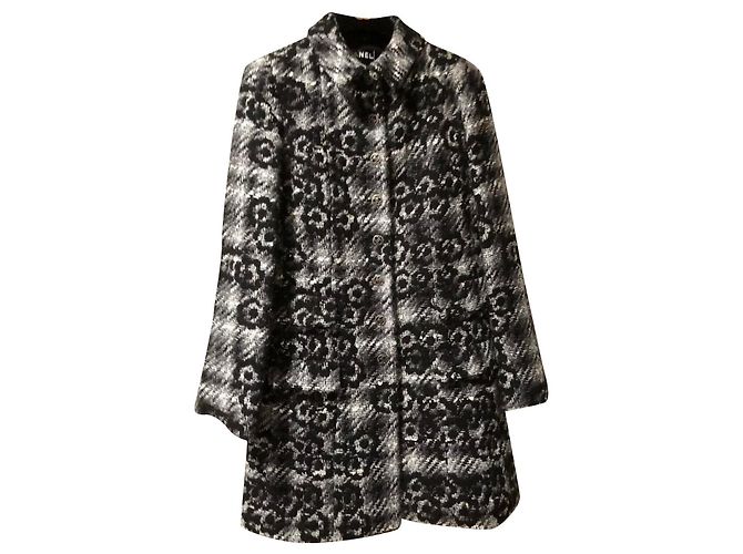 Casaco Chanel Camelia de lã preto