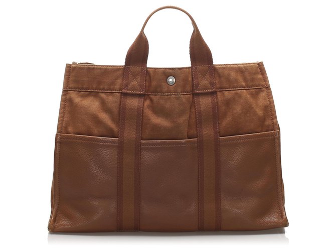 Hermes Fourre Tout Tote Leather MM