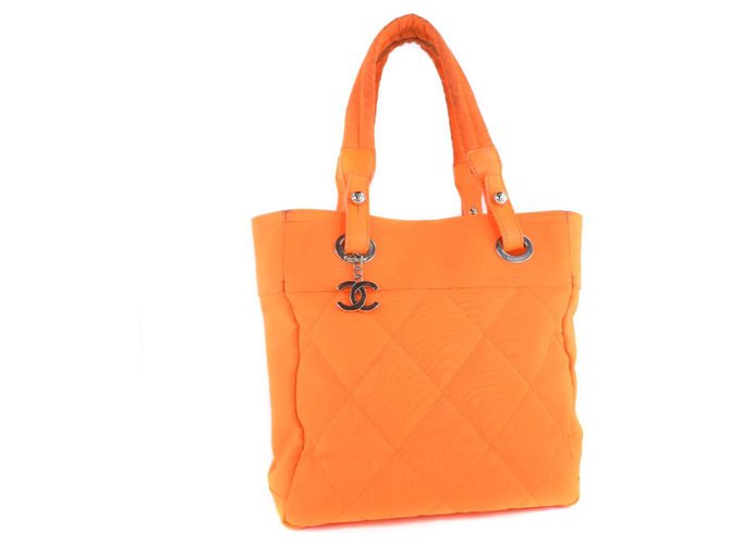 Chanel Paris Biarritz Orange Cloth  ref.237687