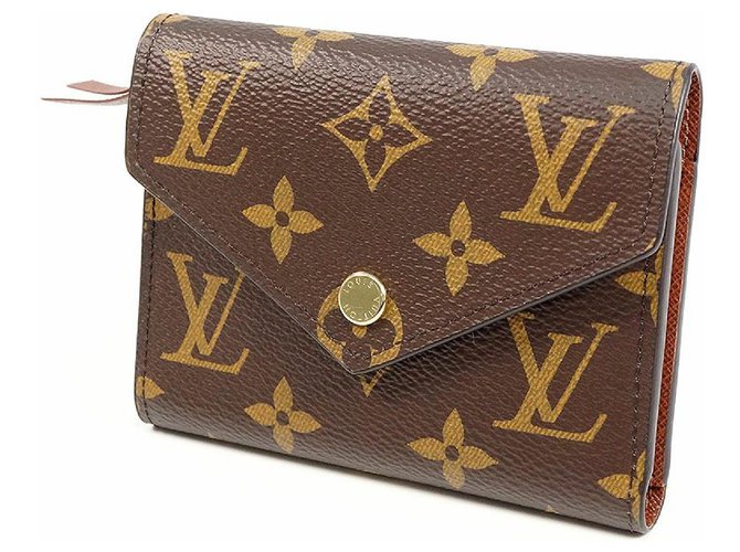 Louis Vuitton portofeuilles Victorine initial printed M Womens Tri-fold  wallet M62472 Cloth ref.237822 - Joli Closet