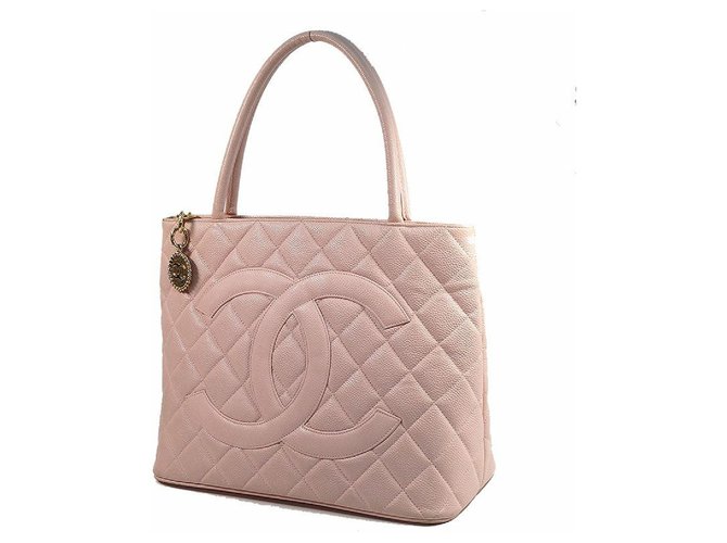 CHANEL Medallion tote Womens tote bag A01804 pink x gold hardware  ref.237826
