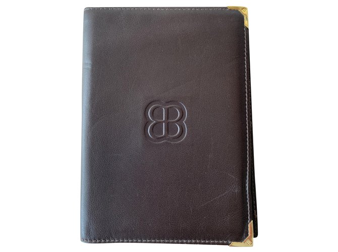 Balenciaga Wallets Small accessories Dark brown Leather  ref.237888