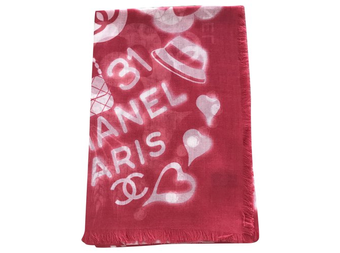 Chanel shawl Silk Cashmere  ref.237941