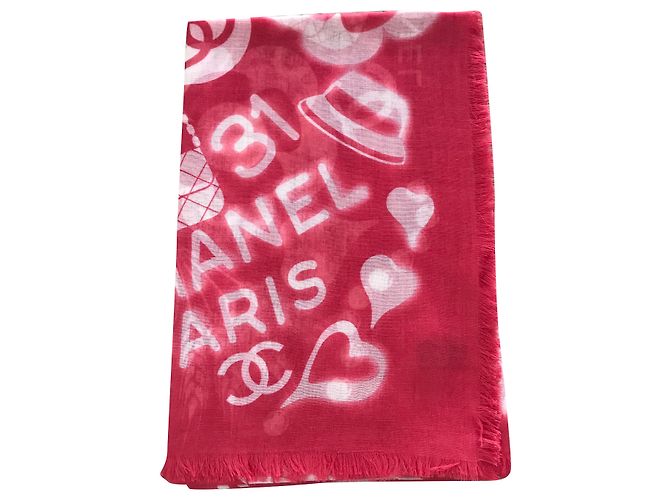 Chanel Schal Seide Kaschmir