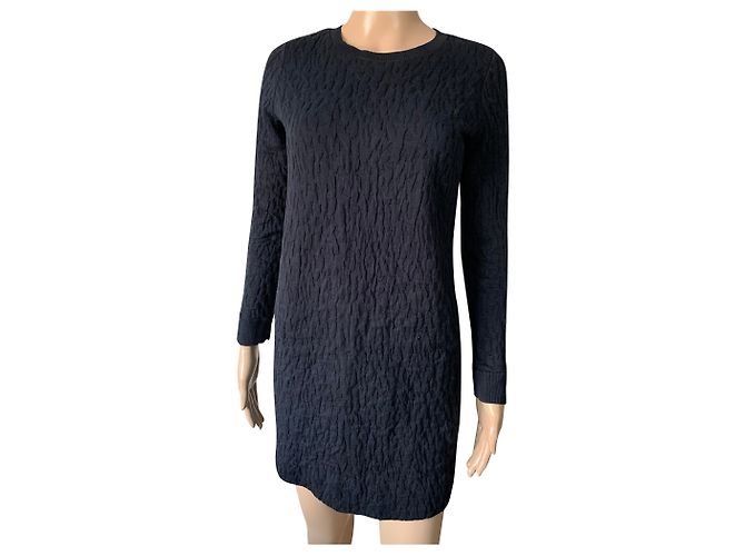 Vestido de algodón azul Cos
