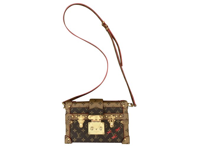 Louis Vuitton Monogram Petite Malle Trunk Crossbody Bag