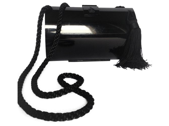 Lanvin Handtaschen Schwarz Kunststoff  ref.238259