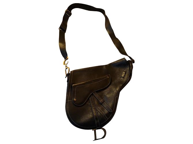 Borsa a tracolla Saddle grande dior Nero
