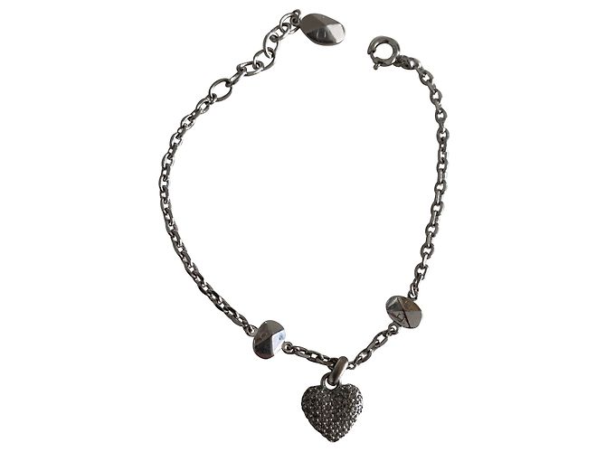 Pulseira Dior em aço prateado Prata