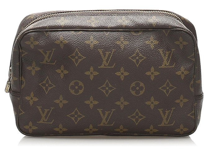 Toilette Trousse Monogram Marron Louis Vuitton 23  ref.238525