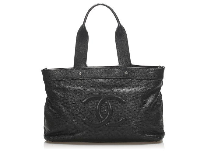 Chanel Black Timeless Lambskin Leather Tote Bag  ref.238567