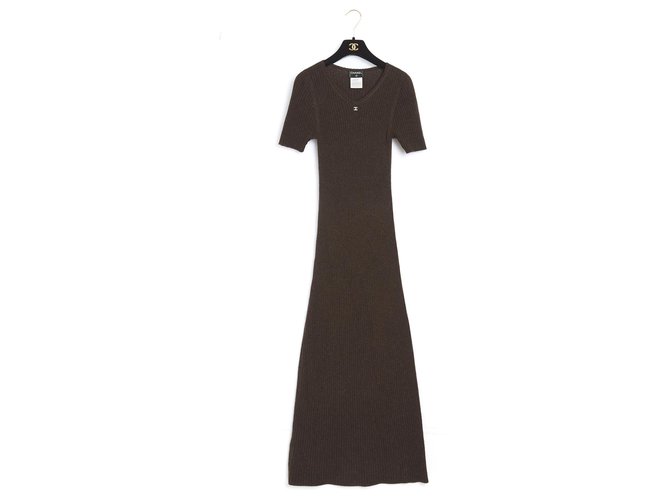 Chanel MAXI CASHMERE BROWN FR36  ref.238702