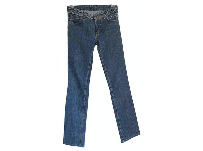 Louis Vuitton jeans Bleu  ref.238710