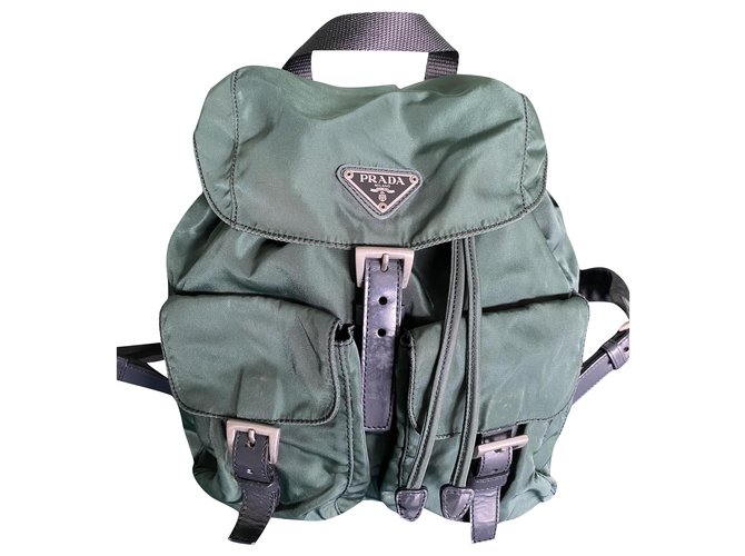 Authentic Prada Classic Nylon Backpack Prada Backpack -  Israel
