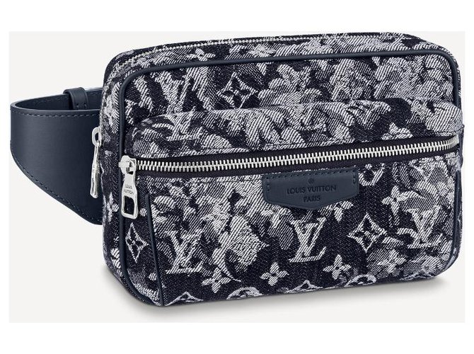 Louis Vuitton LV bumbag tapestry new Blue Cotton  ref.238787