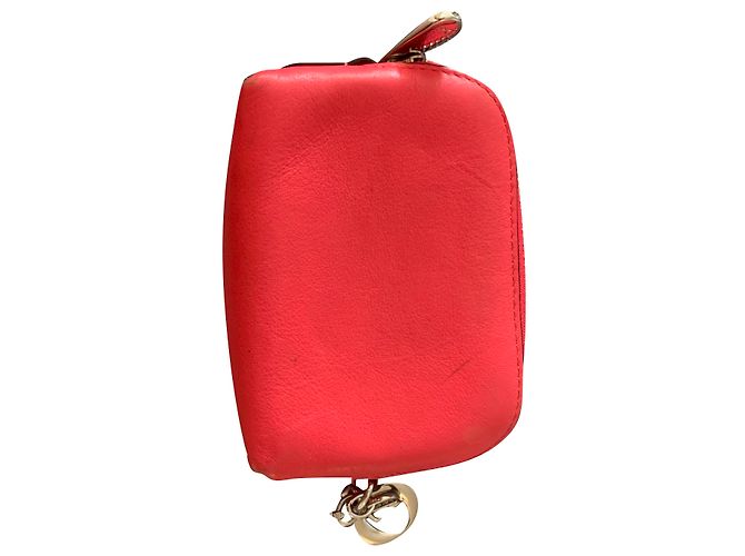 Dior Purses, wallets, cases Pink Red
