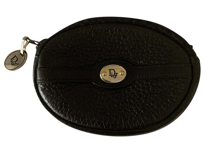 Dior Purses, wallets, cases Black Leather  ref.238792