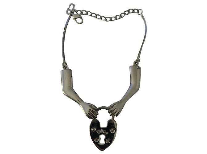 Pulseira Dior prateada de aço Prata