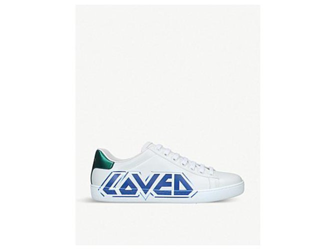 Gucci sneakers ACE nuovo Bianco Pelle  ref.238801