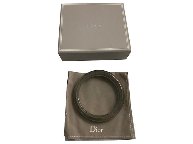 Pulsera Dior Plateada Plástico Plata