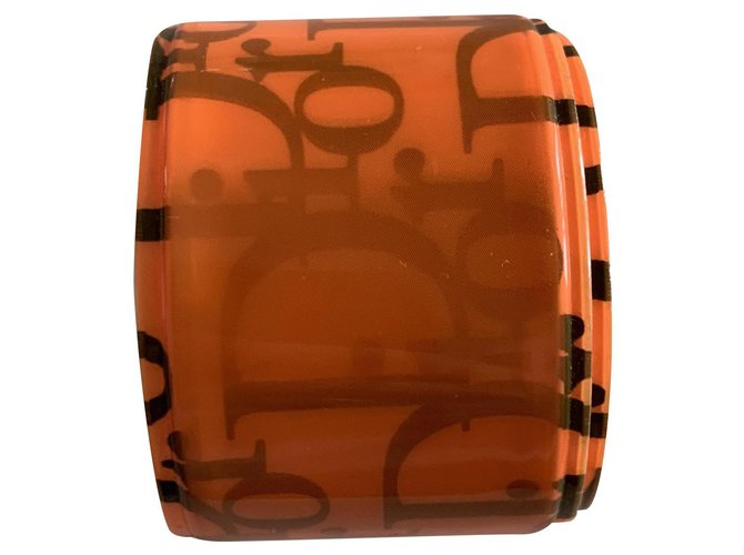 Dior Armbänder Orange Kunststoff  ref.238814