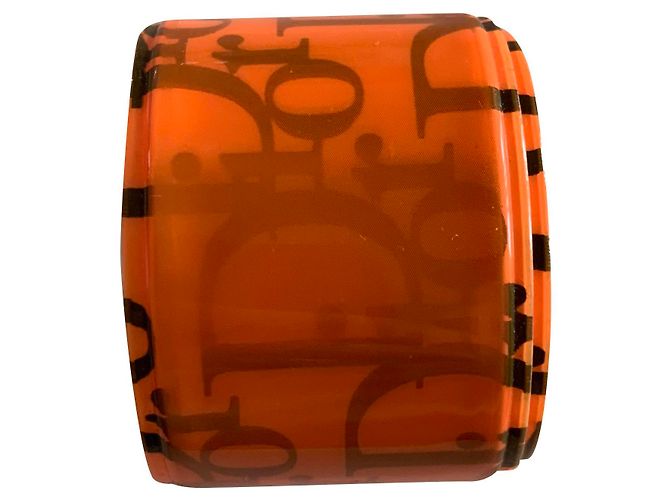 Pulsera Dior Naranja de Plástico