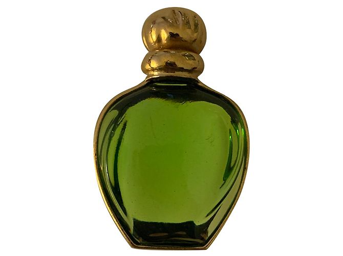 Broche Dior verde de acero