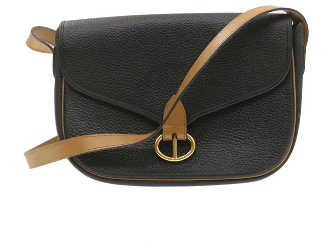 Dior Shoulder bag Black Leather  ref.238892