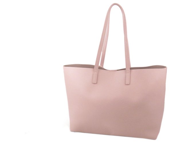 Yves Saint Laurent YSL Pink East West Leather Shopping Tote Bag Pony-style  calfskin ref.238938 - Joli Closet