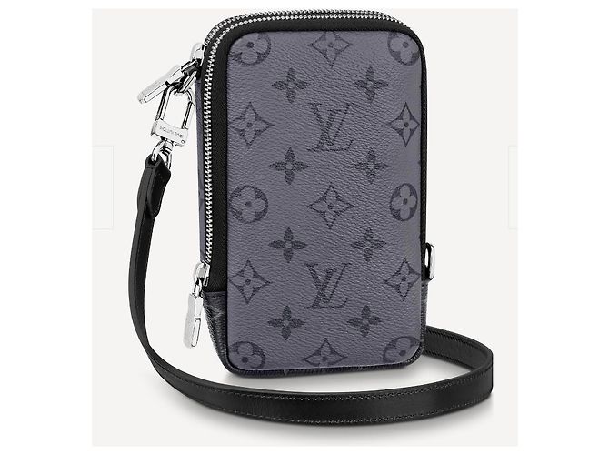 Louis Vuitton Custodia per telefono foderata LV Grigio