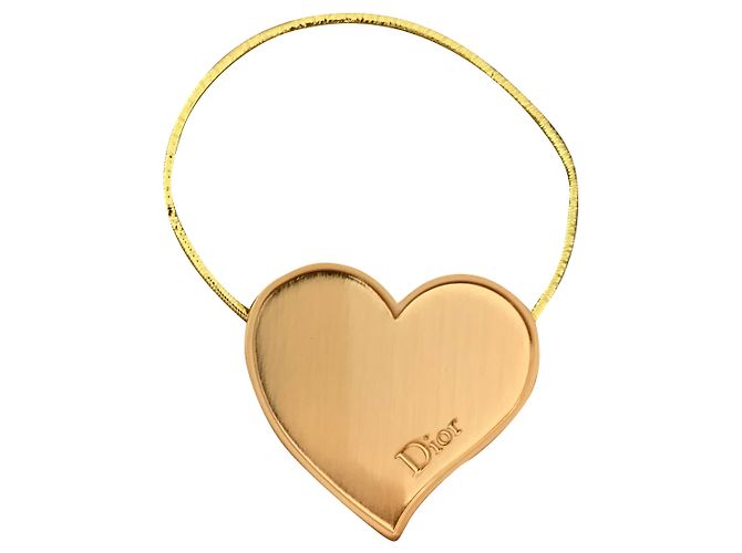 Elastico per capelli Dior dorato in acciaio D'oro