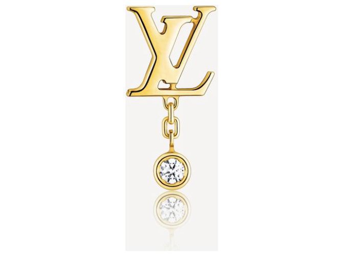 Louis Vuitton LV Ear stud new Idylle Blossom Gold hardware Gold ref.239059  - Joli Closet